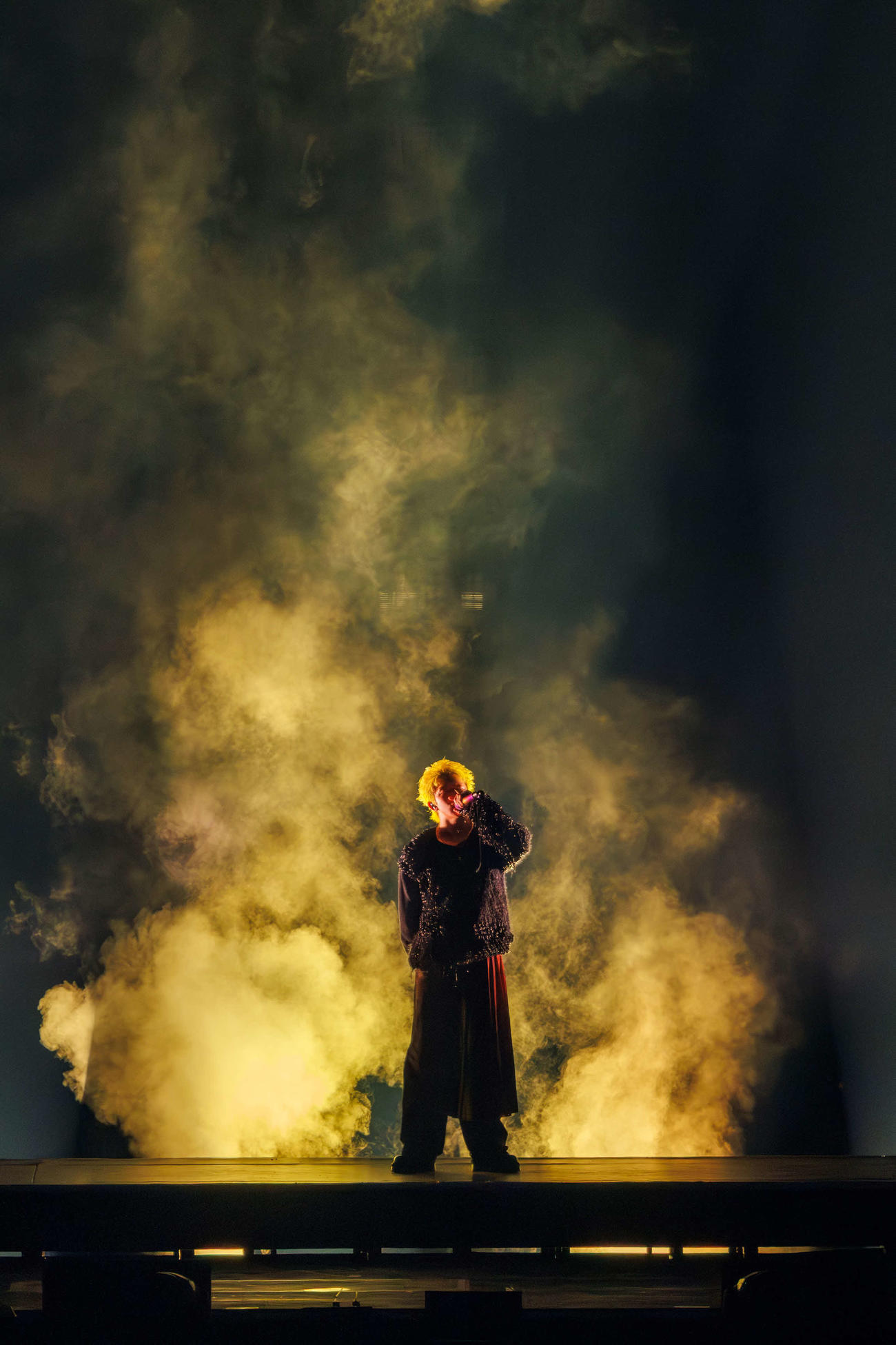 全国ライブツアー最終公演でパフォーマンスを披露するNumber＿iの岸優太（C）TOBE Co., Ltd.