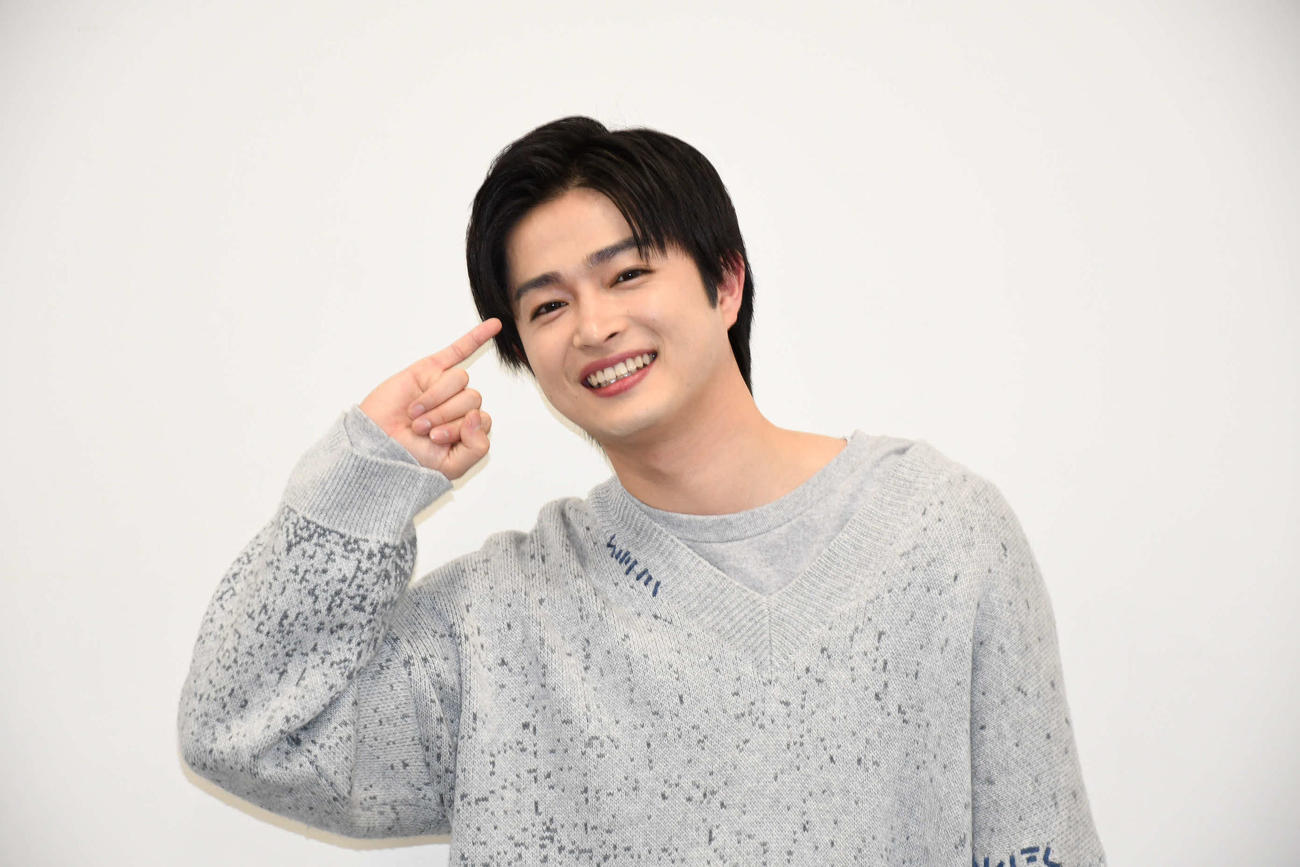 ドラマ「顔のない患者－救うか、裁くか－」に出演する曽田陵介（撮影・阪口孝志）