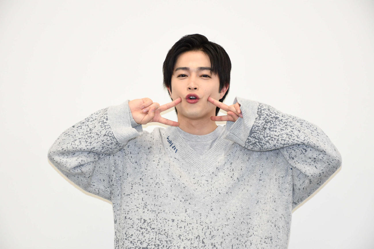 ドラマ「顔のない患者－救うか、裁くか－」に出演する曽田陵介（撮影・阪口孝志）