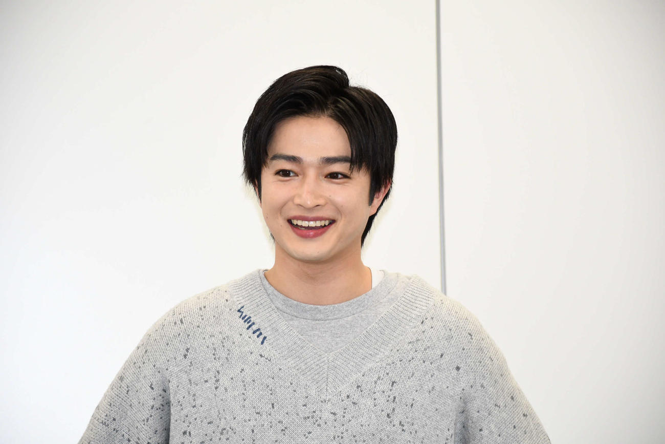 ドラマ「顔のない患者－救うか、裁くか－」に出演する曽田陵介（撮影・阪口孝志）