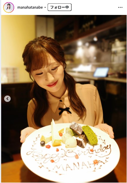 田辺真南葉のインスタグラムから