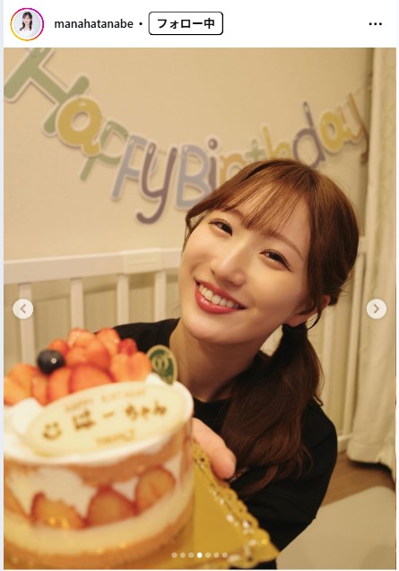 田辺真南葉のインスタグラムから