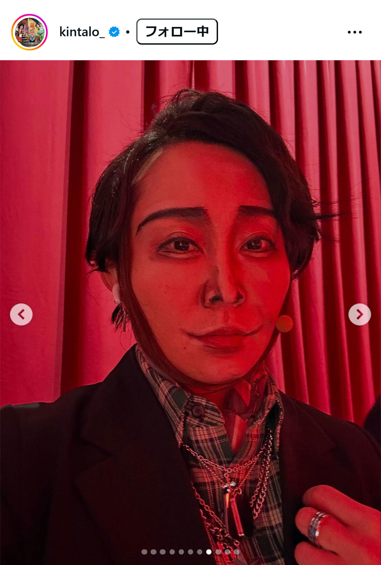 キンタロー。のインスタグラムから
