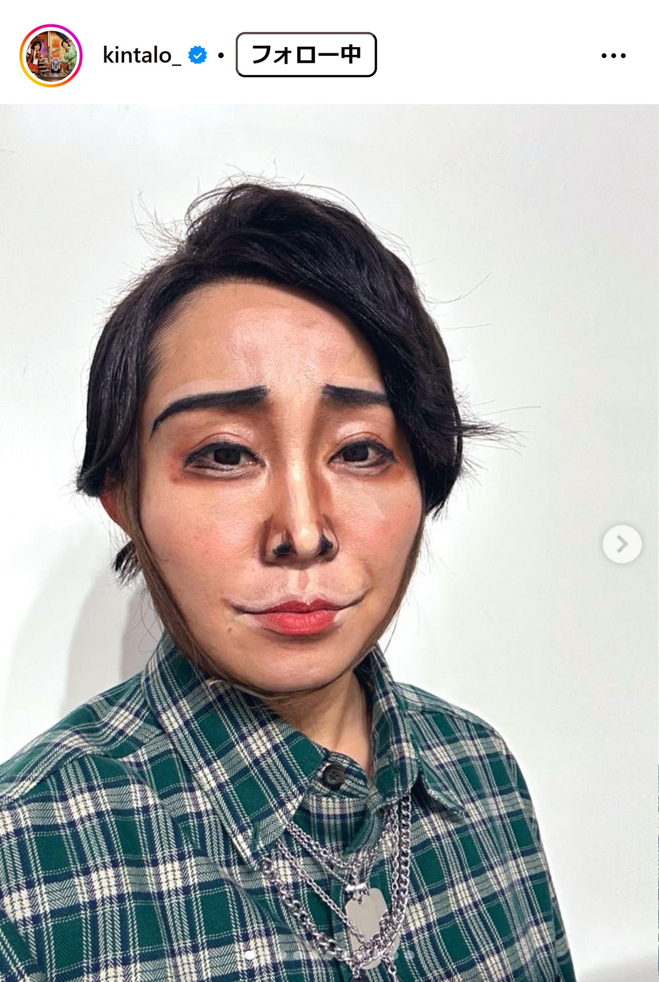 キンタロー。のインスタグラムから