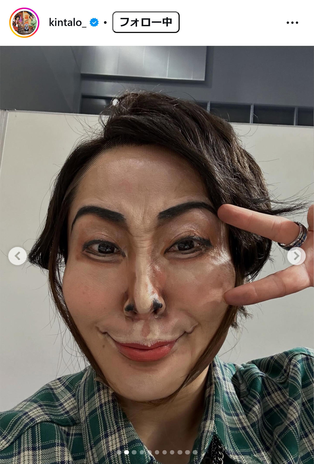 キンタロー。のインスタグラムから