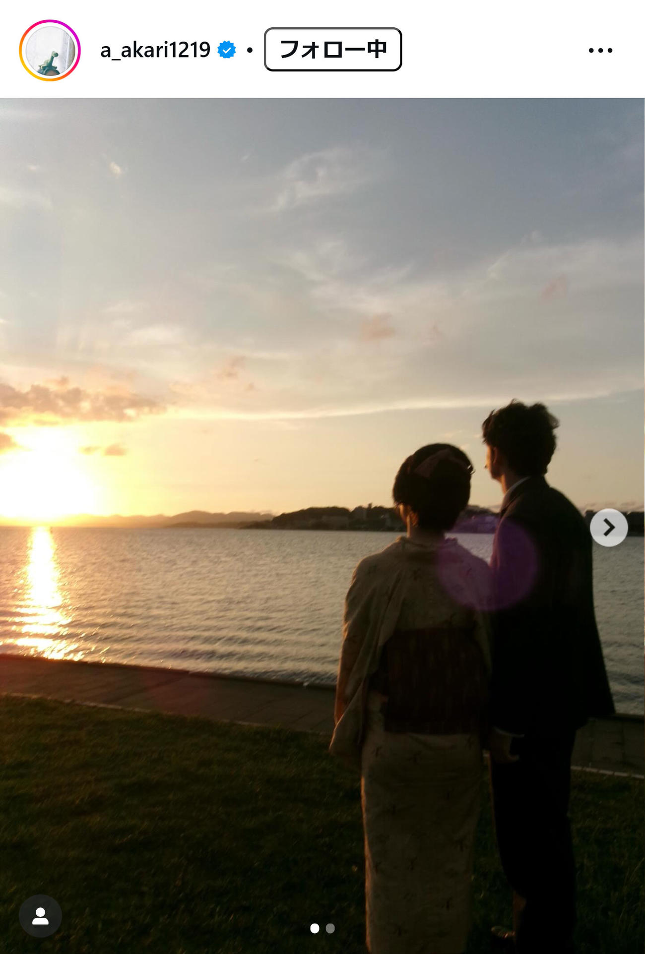髙石あかりのインスタグラムから