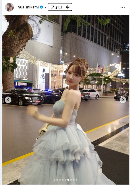 三上悠亜のインスタグラムから