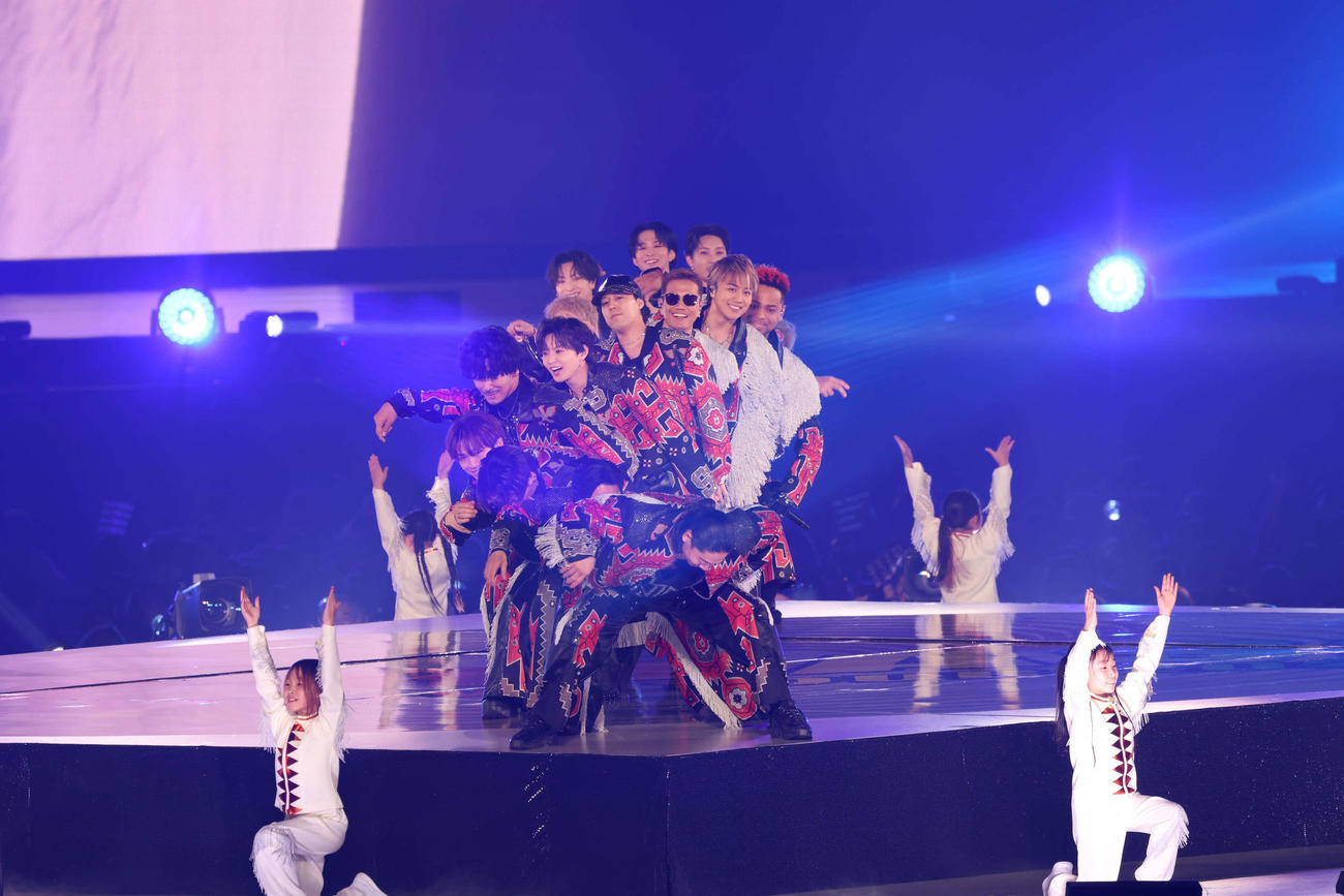 「EXILE LIVE TOUR 2025“THE REASON”」名古屋公演でパフォーマンスするEXILE