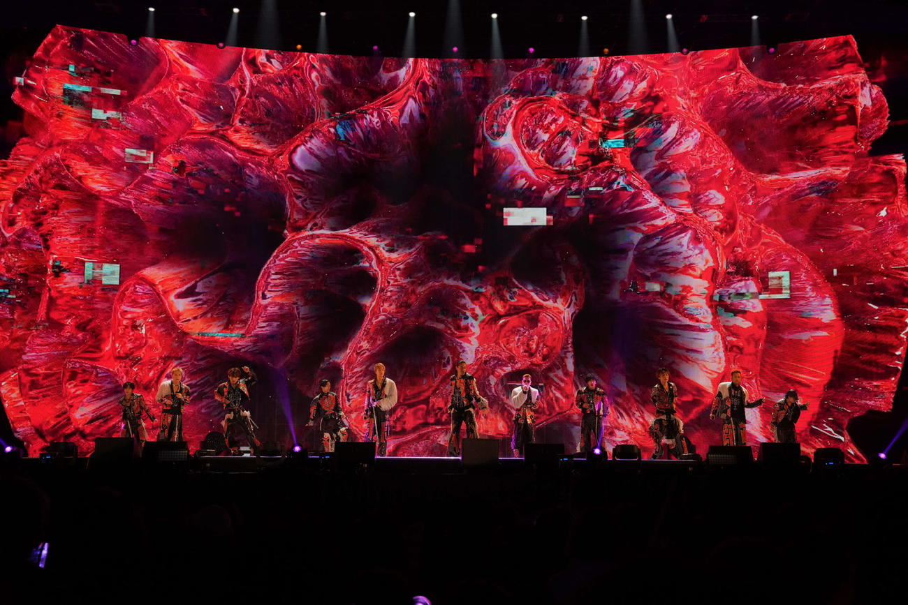 「EXILE LIVE TOUR 2025“THE REASON”」名古屋公演でパフォーマンスするEXILE