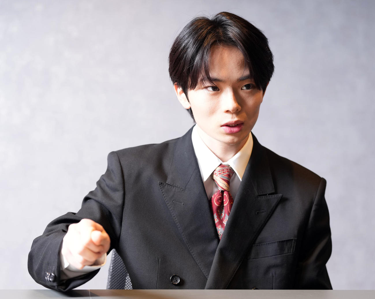 新人賞を受賞し心境を語った林裕太（撮影・たえ見朱実）