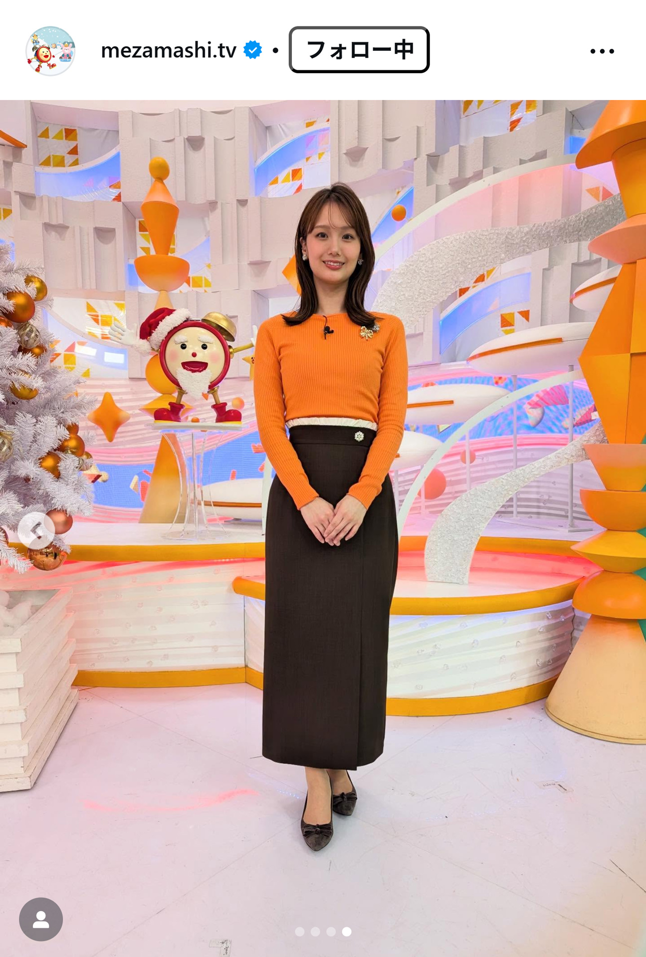 めざましテレビの公式インスタグラムから