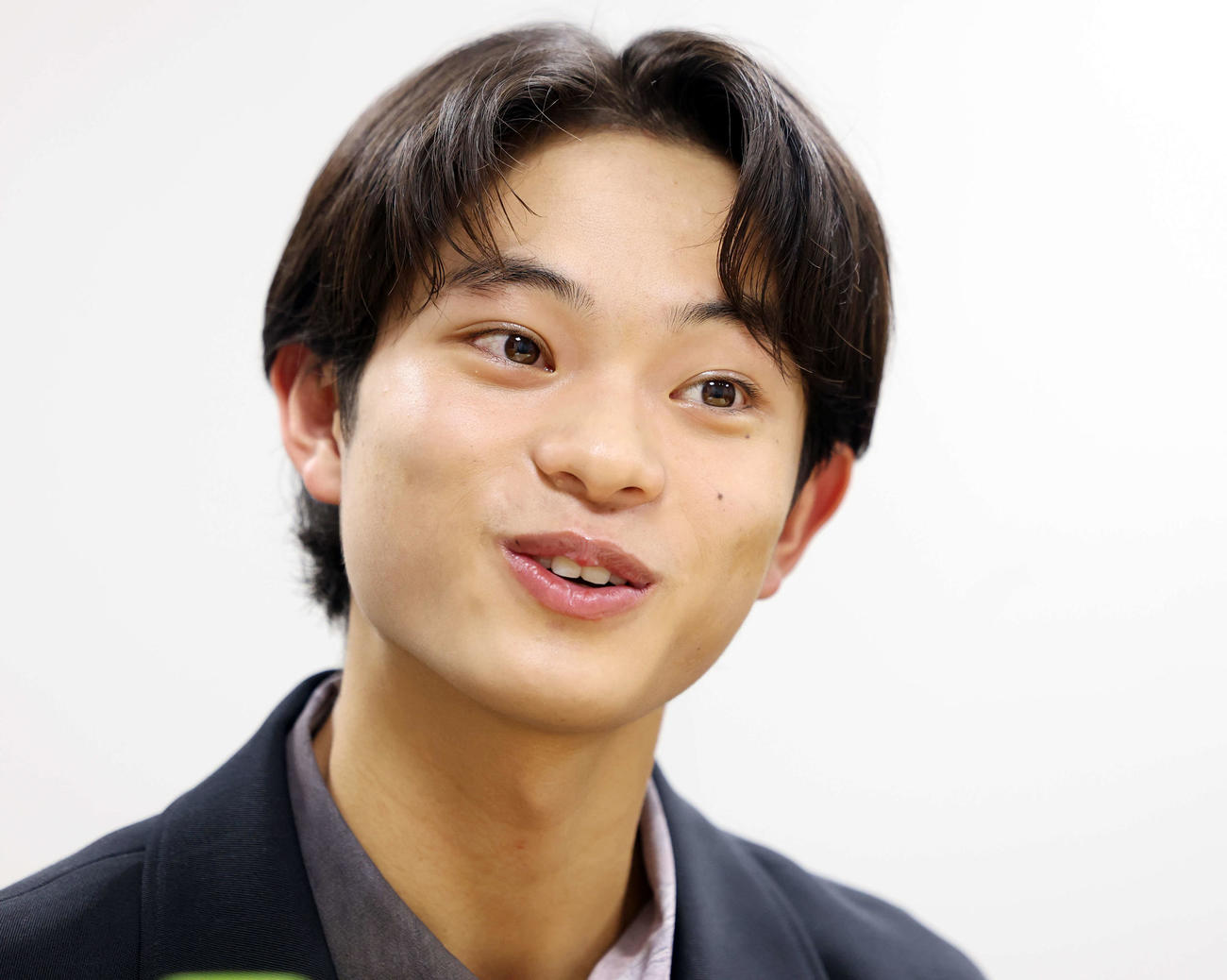 石原裕次郎新人賞を思いを語る黒川想矢（撮影・浅見桂子）
