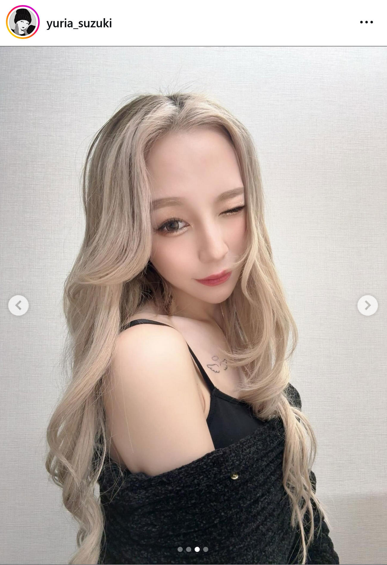 鈴木ユリアのインスタグラムから