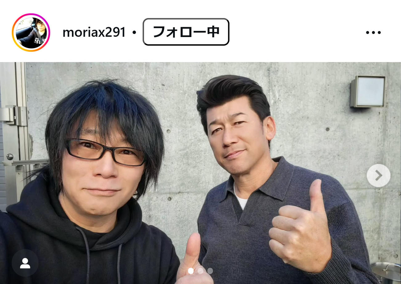 森川智之のインスタグラムから
