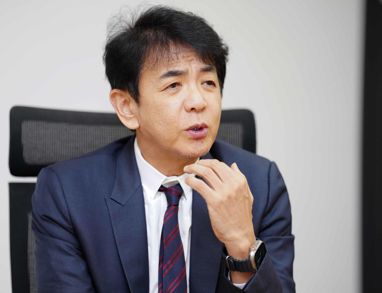 外国作品賞を受賞したキノフィルムズの木下直哉代表取締役社長（撮影・鈴木みどり）
