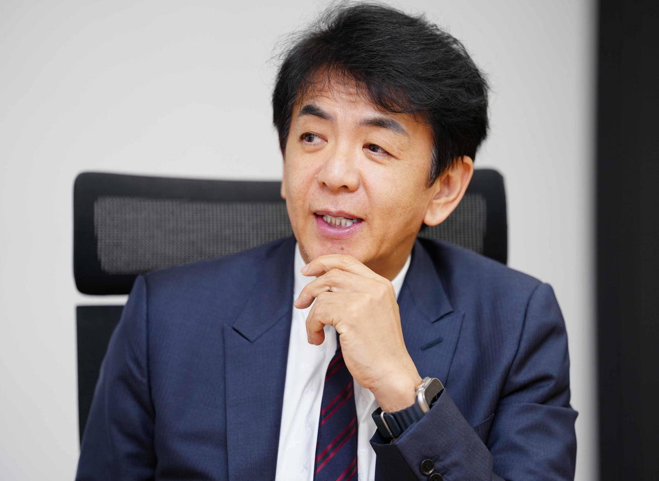 外国作品賞を受賞したキノフィルムズの木下直哉代表取締役社長（撮影・鈴木みどり）