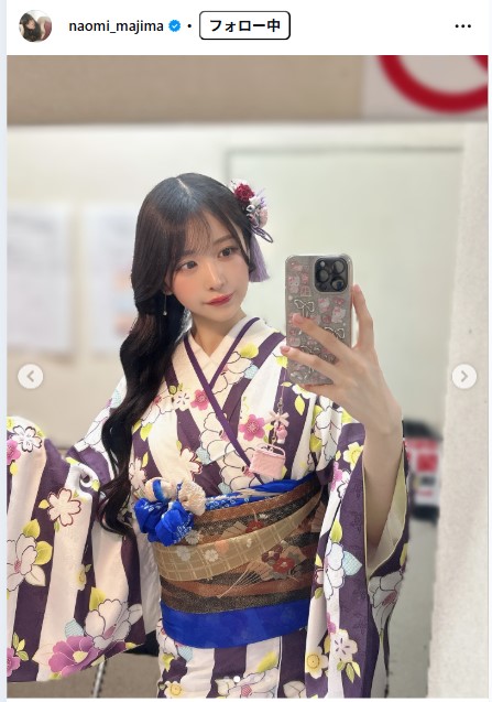 真島なおみのインスタグラムから
