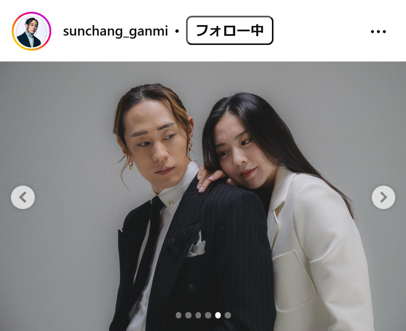 SUN－CHANGのインスタグラムから