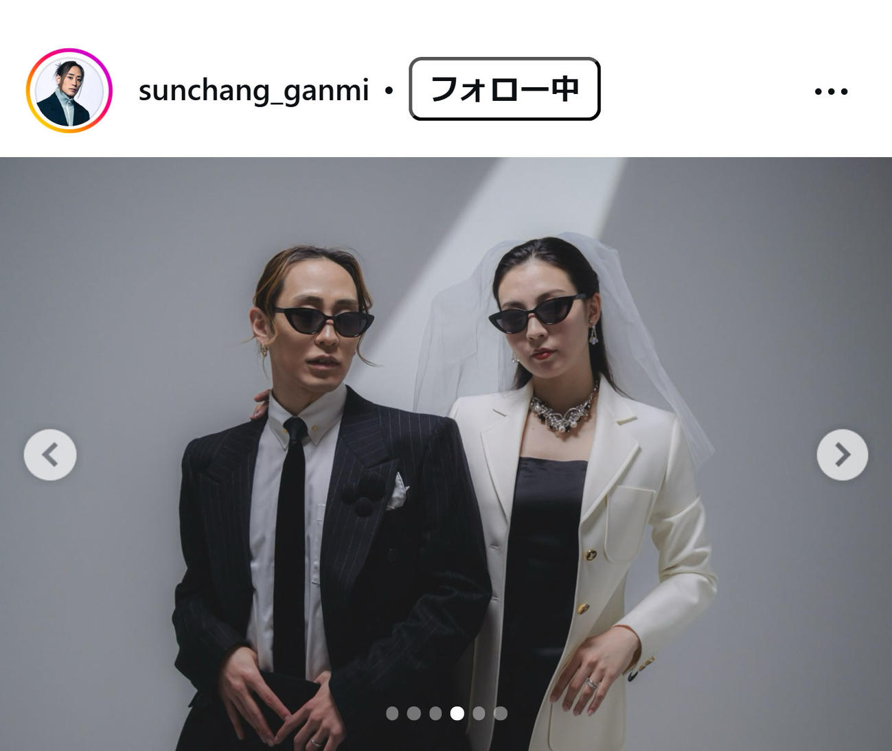 SUN－CHANGのインスタグラムから