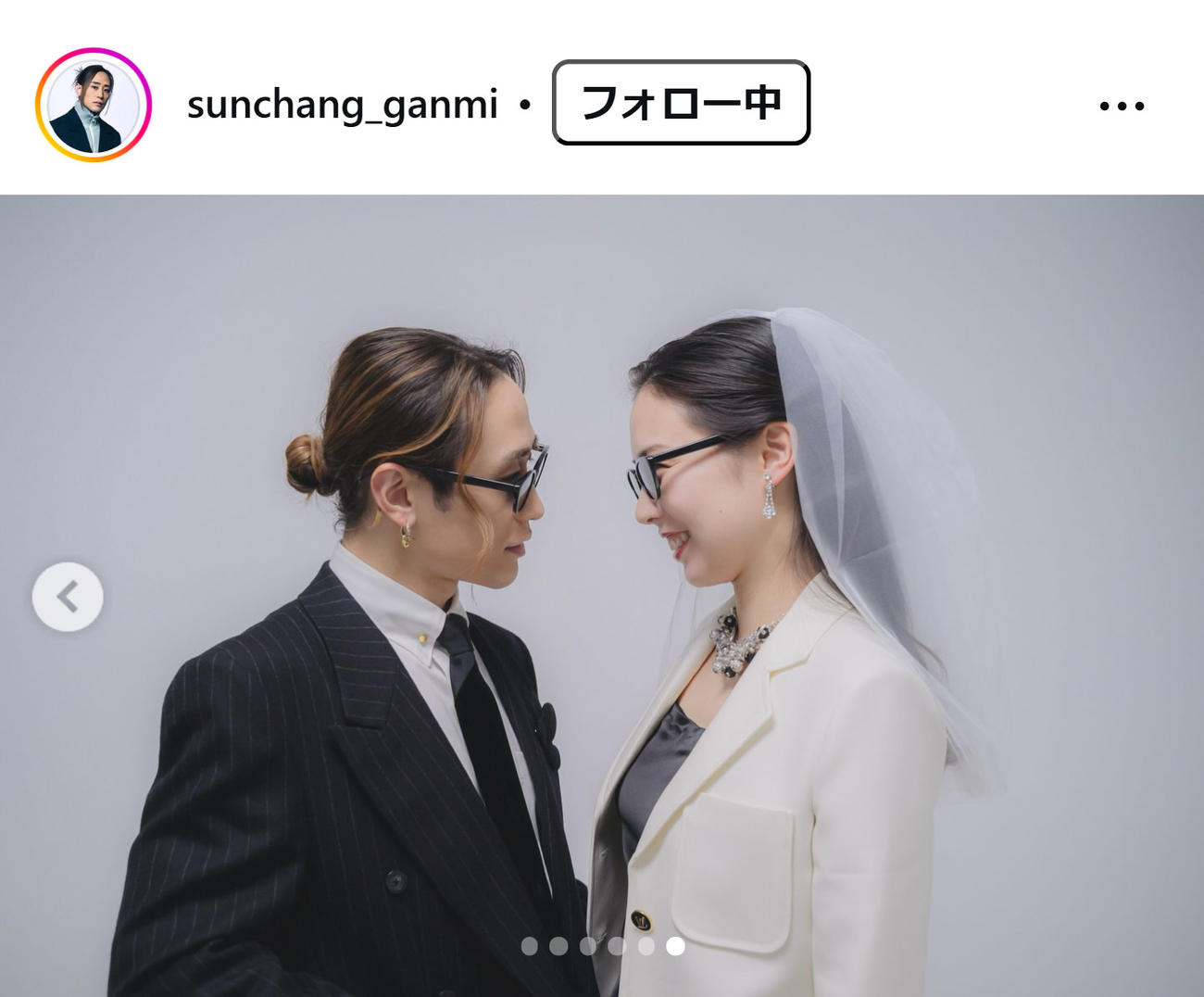 SUN－CHANGのインスタグラムから
