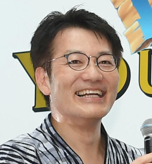 「超汐留パラダイス」のキックオフイベントに参加した（左から）菅谷大介アナウンサー、桐谷広人さん、Dee（撮影・たえ見朱実）