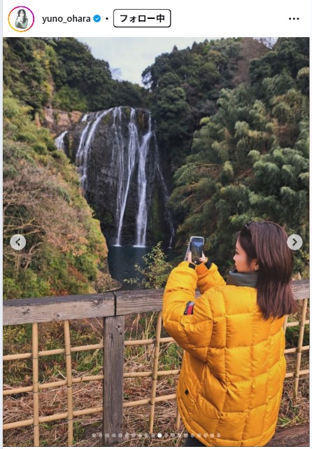 大原優乃のインスタグラムから