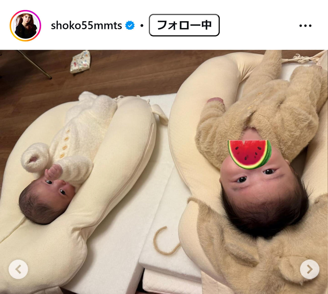中川翔子のインスタグラムから