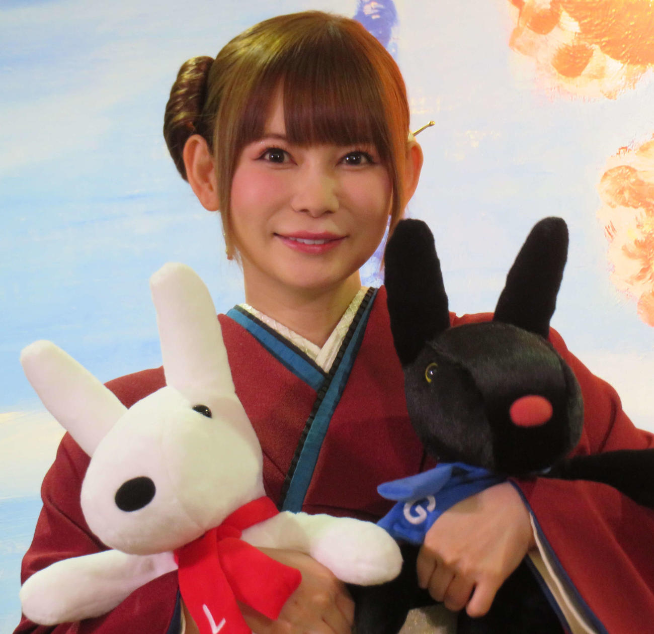 「リサとガスパール」のイベントに参加した中川翔子