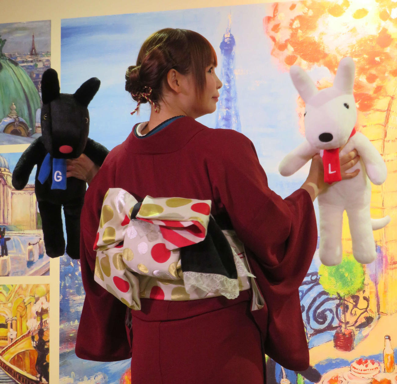 「リサとガスパール」のイベントに参加した中川翔子