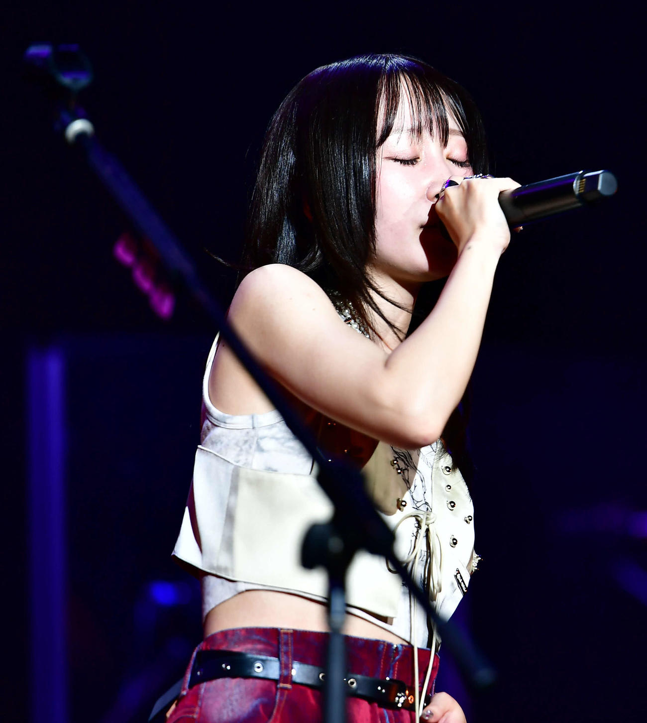 マレーシアで行われた音楽イベント「Anime Fantasia」に出演した乃紫（撮影・松尾幸之介）