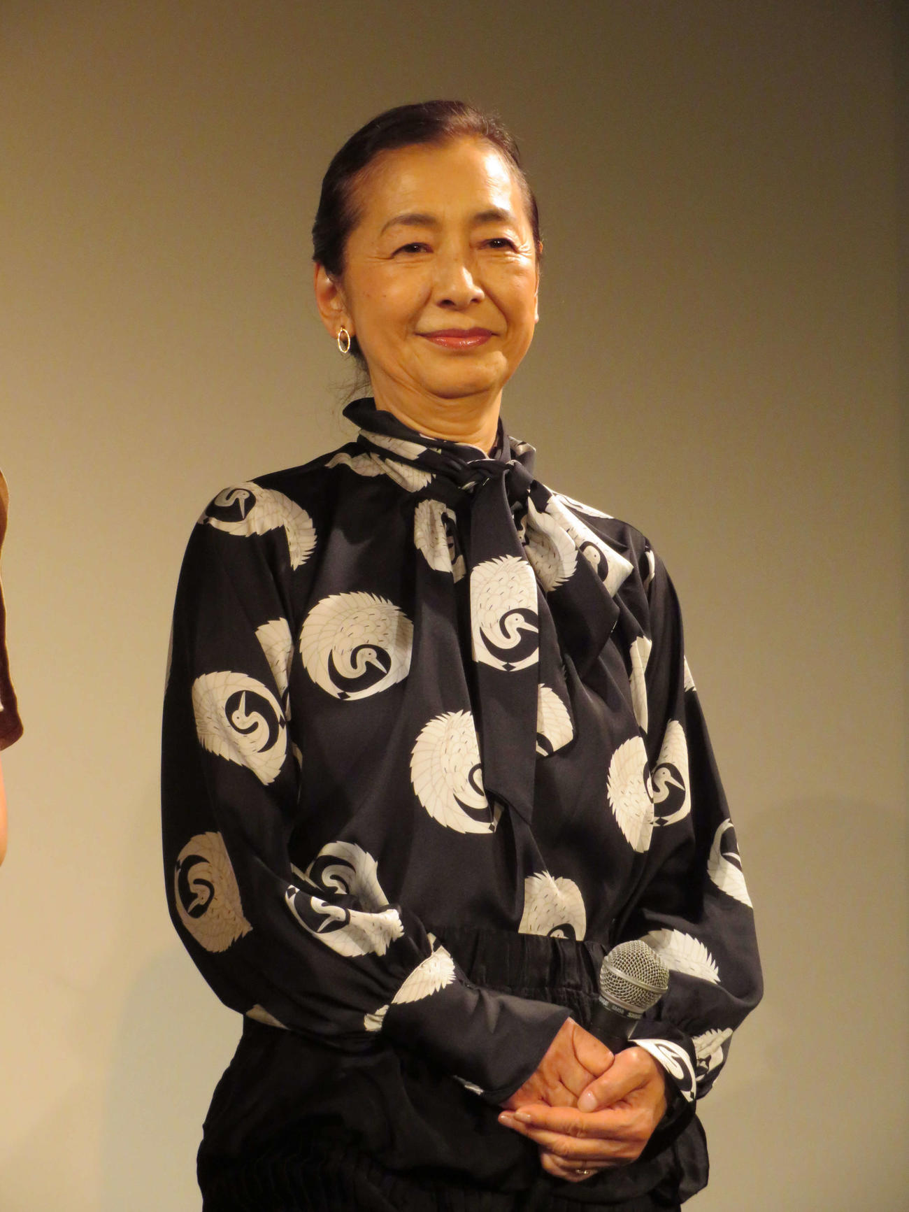 映画「安楽死特区」完成披露試写会に登壇した高橋惠子（撮影・村上幸将）