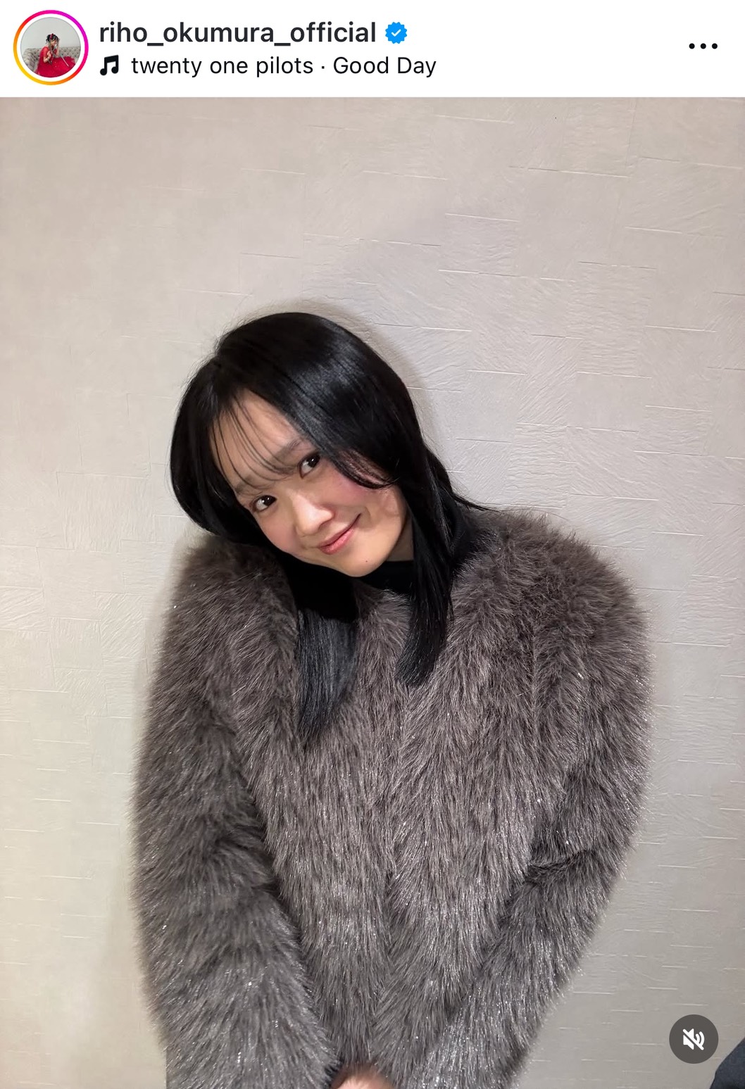 奥村梨穂のインスタグラムから