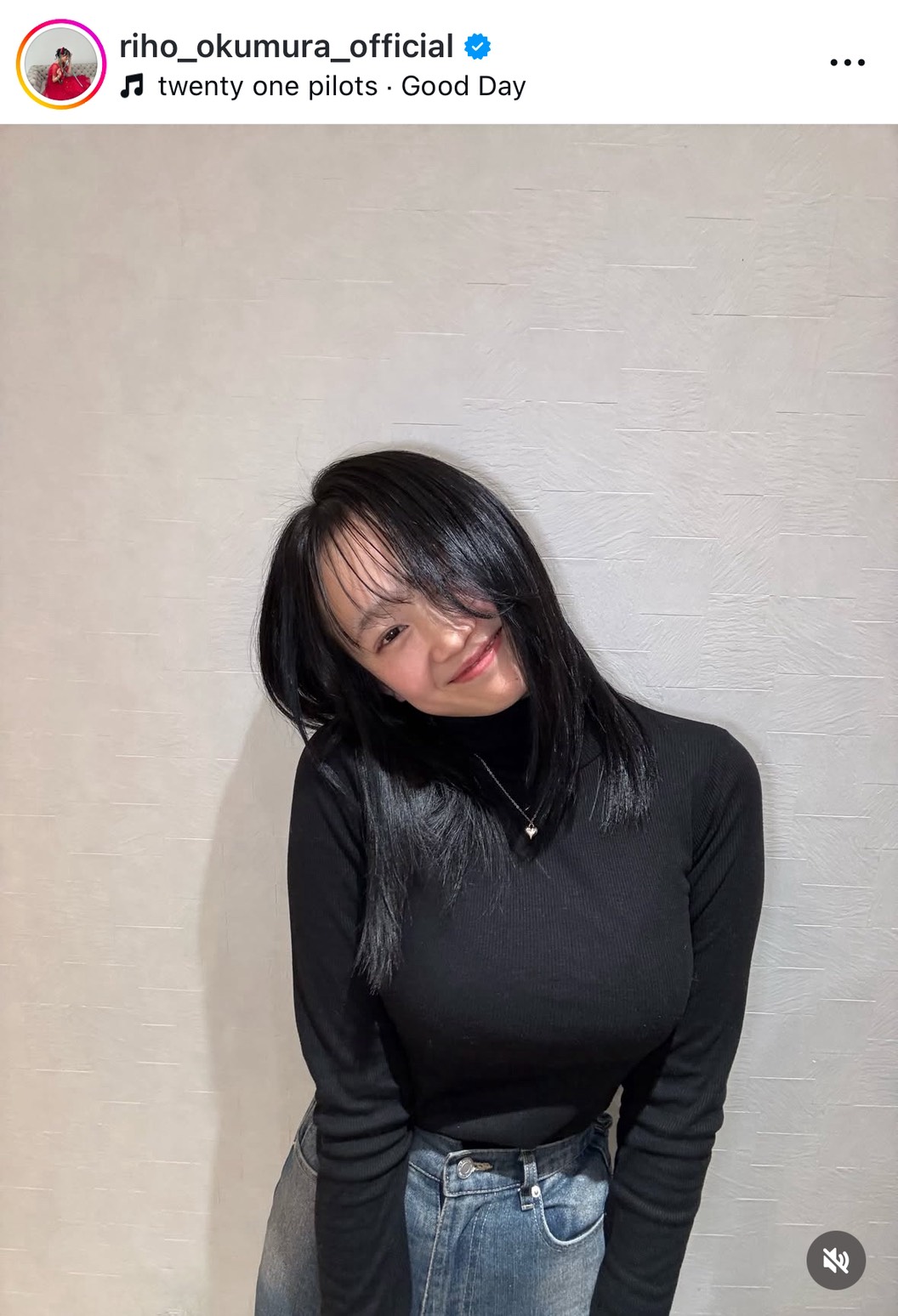 奥村梨穂のインスタグラムから