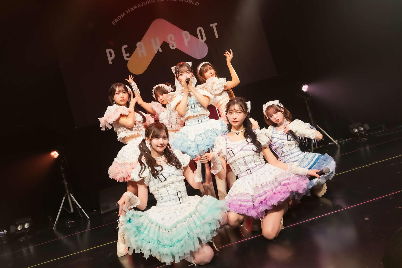 「PEAK SPOT JOIN Vol．3　－新春SP－」でパフォーマンスするToi Toi Toi（Masayo撮影）