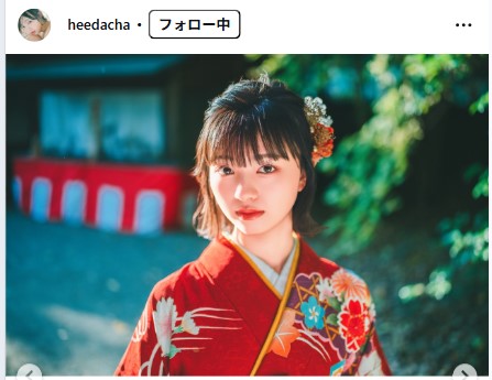蒔埜ひなのインスタグラムから