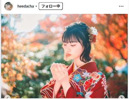蒔埜ひなのインスタグラムから