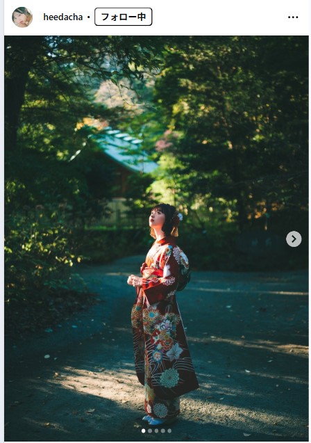 蒔埜ひなのインスタグラムから