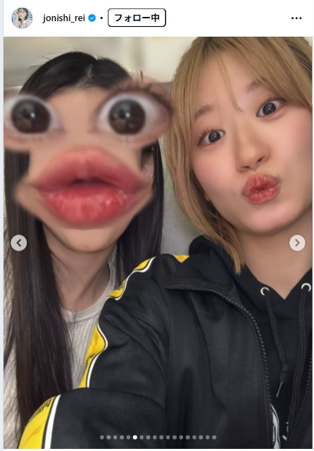 上西怜のインスタグラムから
