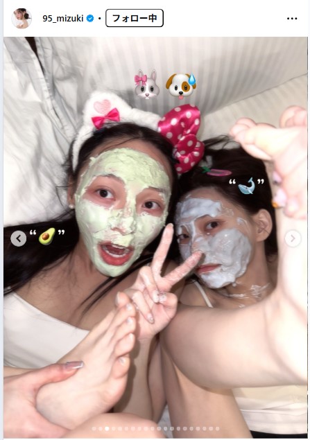 林襄のインスタグラムから