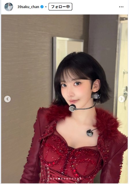 宮脇咲良のインスタグラムから