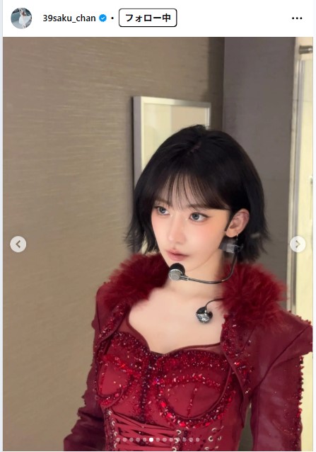 宮脇咲良のインスタグラムから