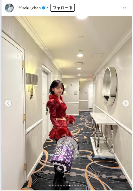 宮脇咲良のインスタグラムから
