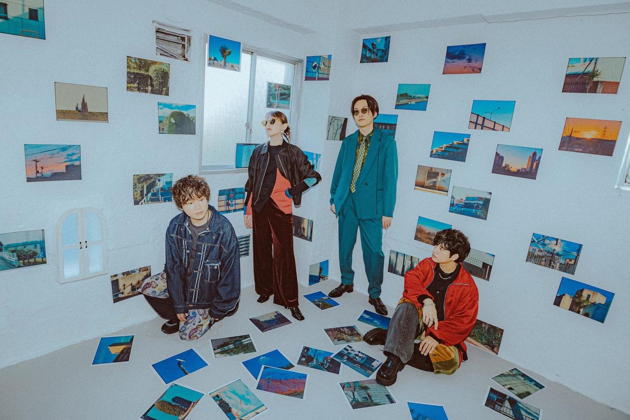 新曲「悪役」の先行配信を発表したGOOD BYE APRIL