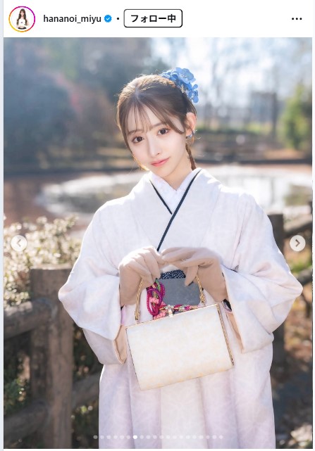花乃衣美優のインスタグラムから