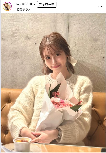 新田妃奈のインスタグラムから