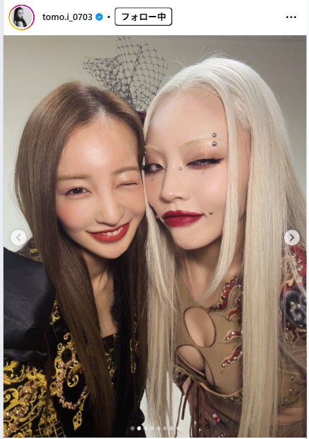 板野友美のインスタグラムから