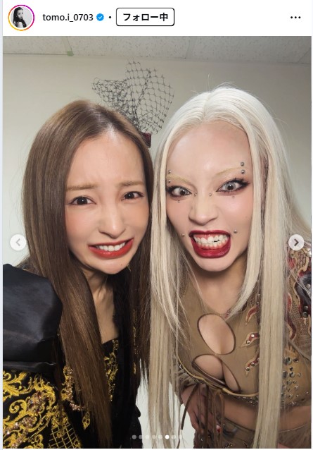 板野友美のインスタグラムから