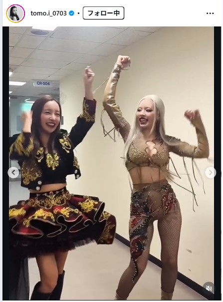 板野友美のインスタグラムから