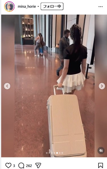 堀江聖夏のインスタグラムから