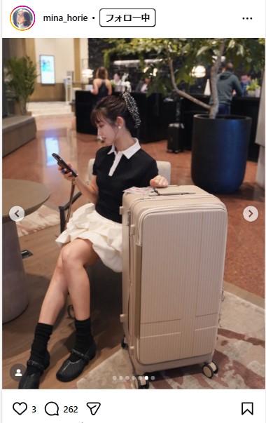 堀江聖夏のインスタグラムから